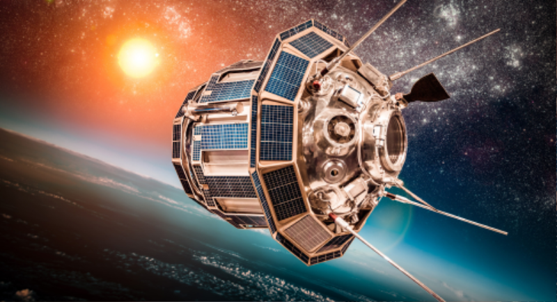 국제우주정거장(ISS) 촬영을 위해 우주선 도킹에 성공한 사진