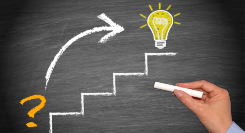 연구에서 단계별로 필요한 5가지 팁에 대한 표시